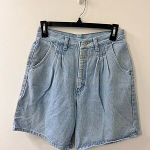 Vintage Wrangler Women's Light Blue Jean Shorts